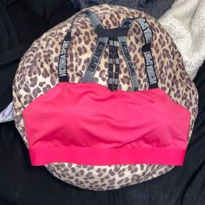 Pink Victoria secret sports bra